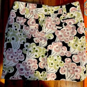 Ann Taylor floral mini skirt size 12P